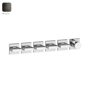 Термостат для душа Gessi Rettangolo, 5 независимых… - Фото №1