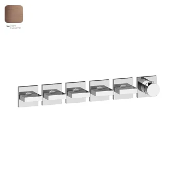 Термостат для душа Gessi Rettangolo, 5 независимых… - Фото №1