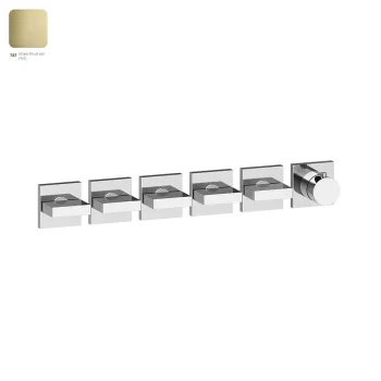 Термостат для душа Gessi Rettangolo, 5 независимых… - Фото №1