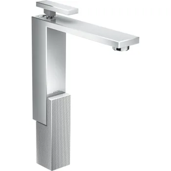 Смеситель для умывальника AXOR Edge 280 Push-Open, с алмазной огранкой, хром (46031000)