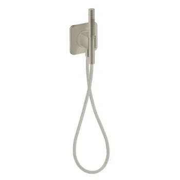 Комплект Porter Axor Citterio C 120х120 см с лейкой 2jet и шлангом Textile 1.6, Brushed Nickel (49626820)