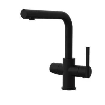 Смеситель для кухни GRB Kitchen Black с выводом для… - Фото №1