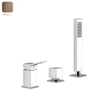 Смеситель для ванны Gessi Rettangolo K, на 3 отверстия,… - Фото №1