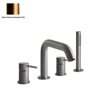 Смеситель для ванной Gessi GESSI316, Warm Bronze Brushed… - Фото №1