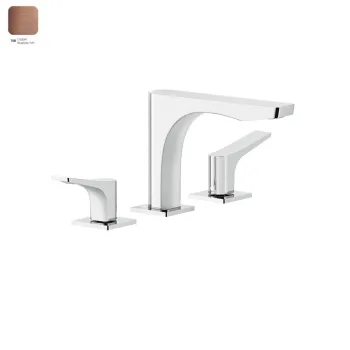 Змішувач для умивальника Gessi Rilievo, на 3 виходи,… - Фото №1
