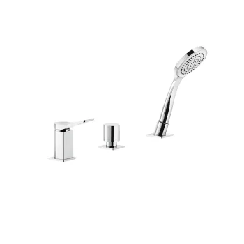 Смеситель на борт ванны Gessi Rilievo, на 3 выхода,… - Фото №1