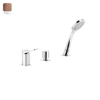 Смеситель на борт ванны Gessi Rilievo, на 3 выхода,… - Фото №1