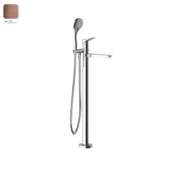 Смеситель для ванны Gessi Rilievo, напольный, Copper… - Фото №1
