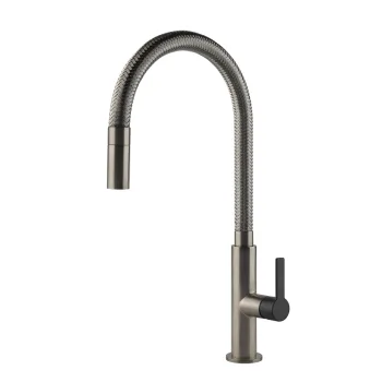 Змішувач для кухні Gessi Mesh, Finox/Matt Black (60003599) - Фото №1