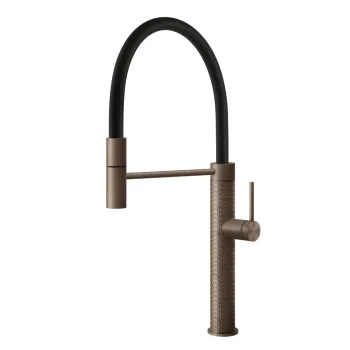 Змішувач для кухні Gessi 316 FLESSA, Copper Brushed… - Фото №1