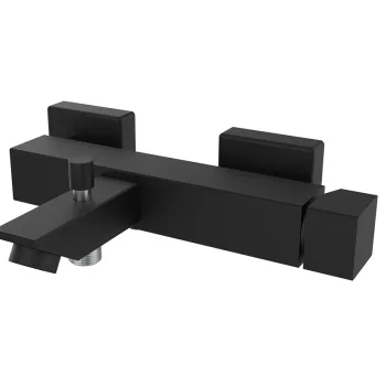 Смеситель для ванны GRB Kala Black с душевым гарнитуром,… - Фото №1