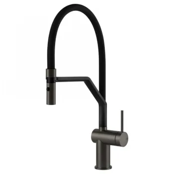 Смеситель для кухни Gessi Inedito, Black Metal Brushed… - Фото №1