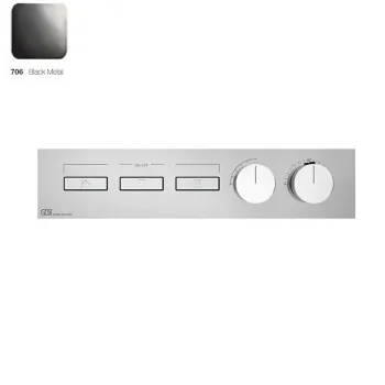 Термостат для душа Gessi Hi-Fi на 3 потребителя (внешняя… - Фото №1