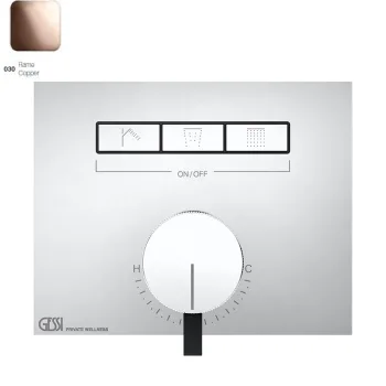 Змішувач для душа Gessi Hi-Fi на 3 споживача (зовнішня… - Фото №1