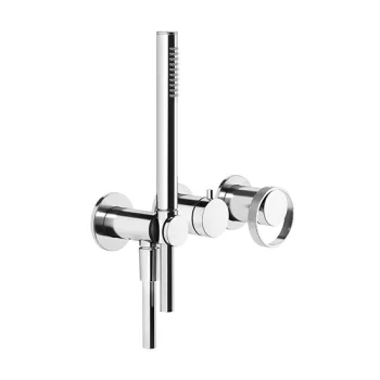 Встраиваемый смеситель Gessi Anello на 2 выхода, хром… - Фото №1