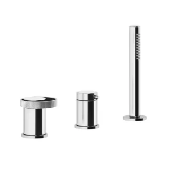 Смеситель для ванны Gessi Anello на 3 отверстия, хром… - Фото №1