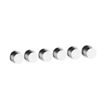 Термостат Gessi Rilievo, 5 независимых выхода, внешняя… - Фото №1