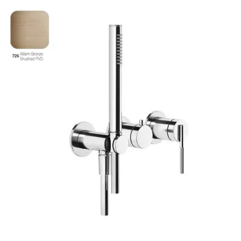 Змішувач для душу вбудований Gessi Ingranaggio з перемикачем… - Фото №1