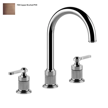 Змішувач для умивальника Gessi Venti 20, на 3 отвори,… - Фото №1