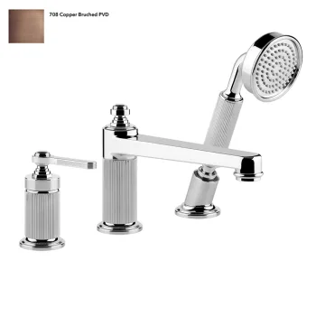 Смеситель на борт ванны Gessi Venti 20, на 3 выхода,… - Фото №1