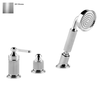 Смеситель на борт ванны Gessi Venti 20, на 3 выхода,… - Фото №1