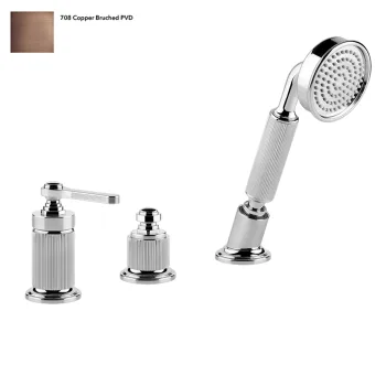 Смеситель на борт ванны Gessi Venti 20, на 3 выхода,… - Фото №1