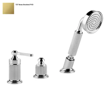 Смеситель на борт ванны Gessi Venti 20, на 3 выхода,… - Фото №1