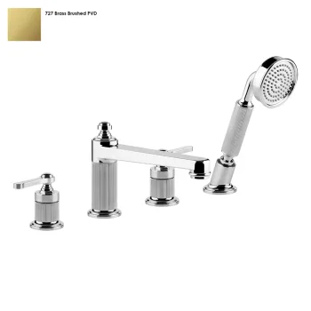 Смеситель на борт ванны Gessi Venti 20, на 4 выхода,… - Фото №1