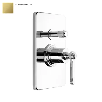 Змішувач для душу Gessi Venti 20, настінний, 2 виходи,… - Фото №1