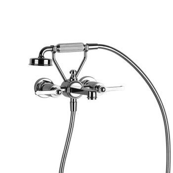 Змішувач для ванни Gessi Venti 20, настінний, Chrome… - Фото №1