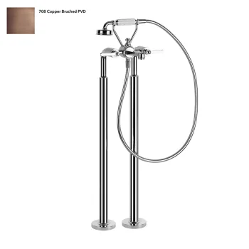 Смеситель для ванны Gessi Venti 20, напольный, Copper… - Фото №1