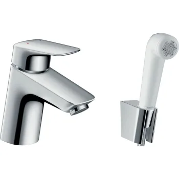 Смеситель для умывальника Hansgrohe Logis с гигиеническим… - Фото №1