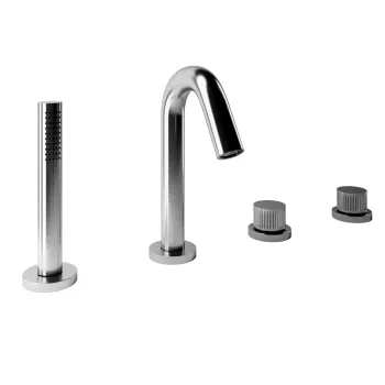 Смеситель на борт ванны Bongio Time2020 T&Lever, Brushed… - Фото №1