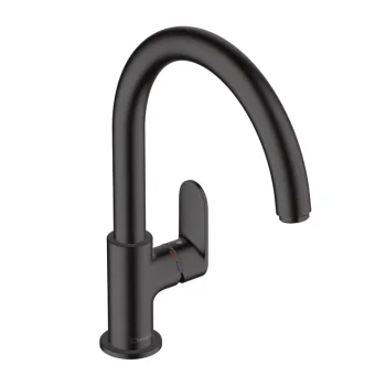 Смеситель для кухни Hansgrohe Vernis Blend 260, черный… - Фото №1