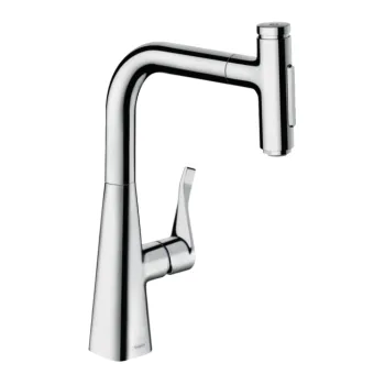 Змішувач для кухні Hansgrohe Metris Select 240 2jet… - Фото №1