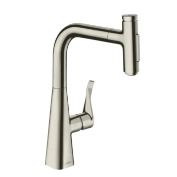 Змішувач для кухні Hansgrohe Metris Select 240 2jet… - Фото №1