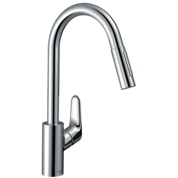 Смеситель для кухни Hansgrohe Focus 240 2jet с выдвижным… - Фото №1