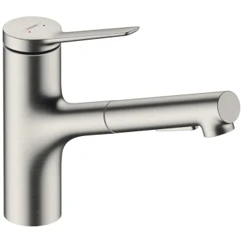 Змішувач кухонний Hansgrohe Zesis M33 150 2jet з витяжним… - Фото №1