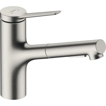 Змішувач Hansgrohe Zesis M33 150 2jet кухонний з витяжним… - Фото №1