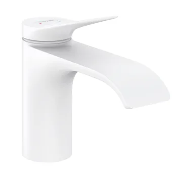 Смеситель для умывальника Hansgrohe Vivenis 80, белый… - Фото №1