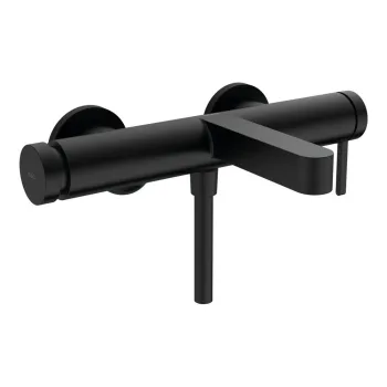 Смеситель для ванны настенный Hansgrohe Finoris, черный… - Фото №1
