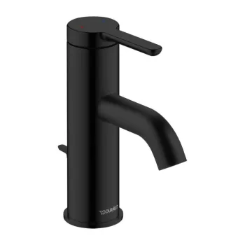 Смеситель для умывальника Duravit C1, черный матовый… - Фото №1