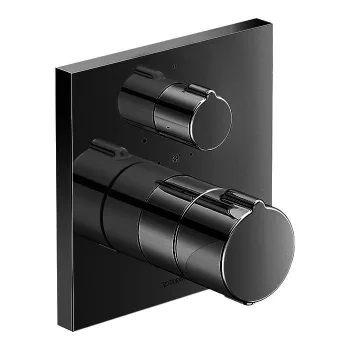Термостат для душа скрытого монтажа Duravit C1, черный… - Фото №1