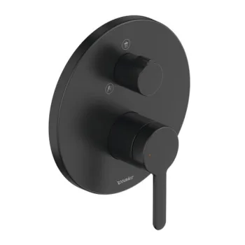 Смеситель для душа скрытого монтажа Duravit C1, черный… - Фото №1