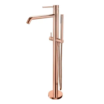 Смеситель для ванны напольный Paffoni Light, розовое… - Фото №1