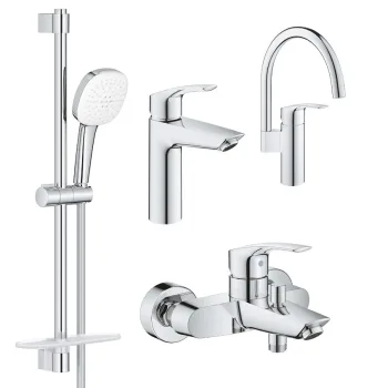 Комплект змішувачів для ванної та кухні Grohe Eurosmart… - Фото №1