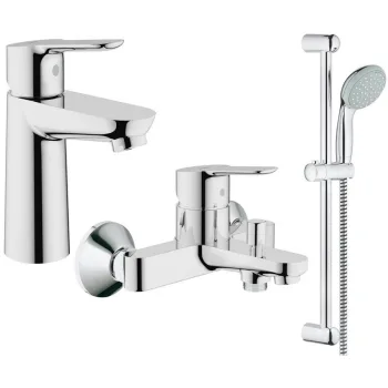 Набор смесителей для ванны Grohe BauEdge 3в1, хром… - Фото №1