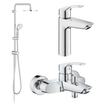 Набор смесителей Grohe Eurosmart New 3 в 1 для ванны… - Фото №1