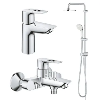 Набір змішувачів для ванни Grohe BauLoop, хром (UA26129005) - Фото №1