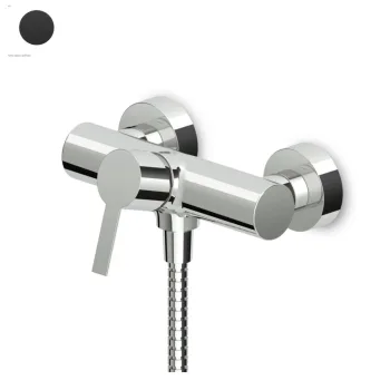 Смеситель для душа Zucchetti Gill, Embossed matt black… - Фото №1